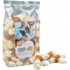 Os de peau de boeuf & poulet 1kg +/-32st - Duvo+ à 40,00 € - Duvo + - 11997 - Os à mâcher