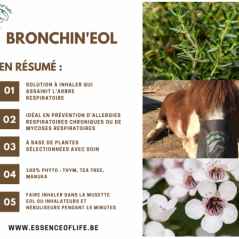 Bronchin'eol Solution à inhaler 100ml + 10x cotons bio - Essence of Life à 23,90 € - Essence Of Life - CHEV-1307 - Vitamines ...