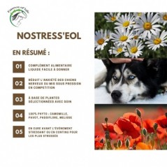 Nostress'eol Solution buvable relaxante et apaisante 1L - Essence of Life (chien, chat) à 97,90 € - Essence Of Life - CC-1243...