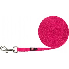 Laisse à pister, extrêmement légère Fushia XS/S 10mm/5m - Trixie à 5,00 € - Trixie - 19803 - Nylon prémium couleur unie