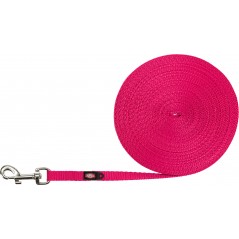 Laisse à pister, extrêmement légère Fushia XS/S 10mm/10m - Trixie à 7,00 € - Trixie - 19804 - Nylon prémium couleur unie