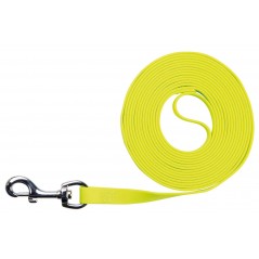 Easy Life Laisse à pister Jaune Fluo M/L 13mm/5m - Trixie à 16,00 € - Trixie - 20725 - Nylon prémium couleur unie