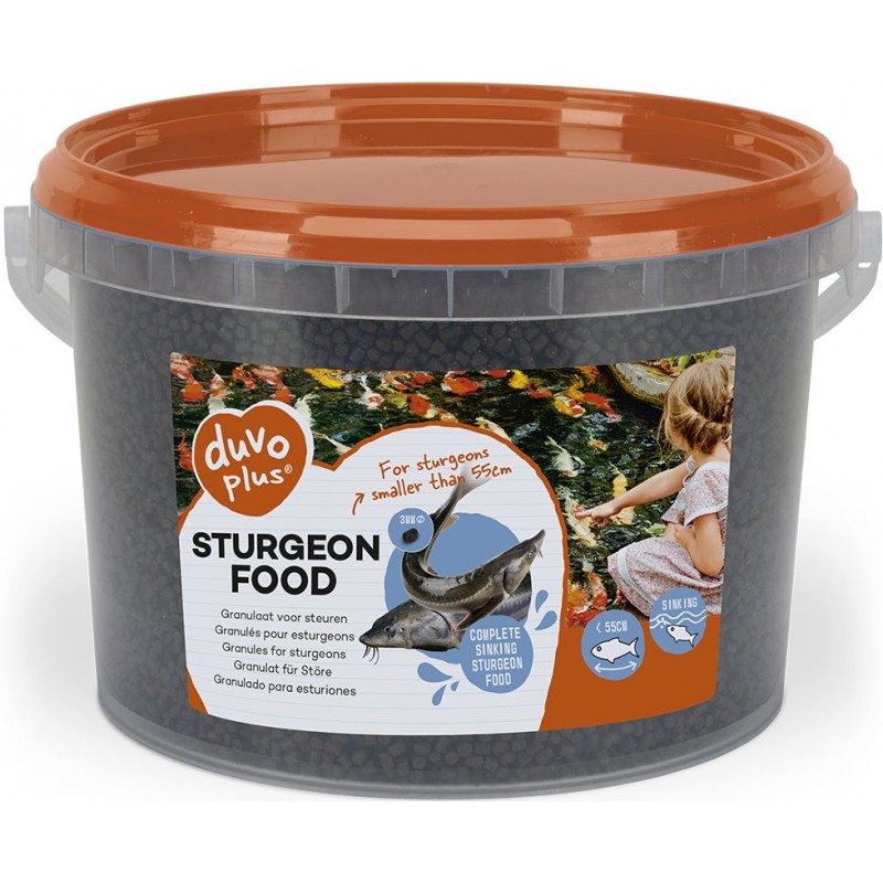 Aliments pour Esturgeons 3L/3mm - Duvo+