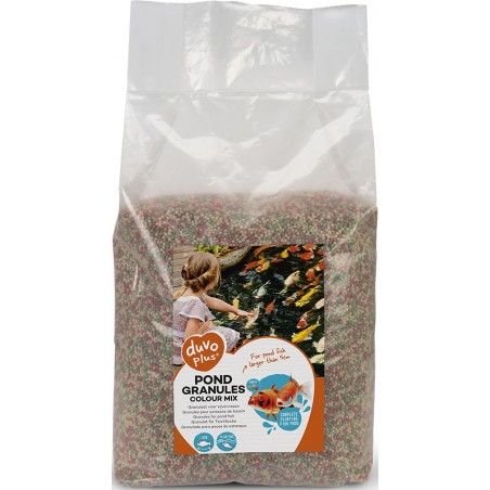 Granulés pour étang mélange de couleurs 40L/4mm - Duvo+ à 36,95 € - Duvo + - 12981 - Nourriture