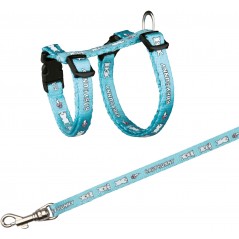 Harnais avec laisse pour petits lapins Divers coloris 20-33cm/8mm Laisse 1,25m - Trixie à 8,00 € - Trixie - 6265 - Harnais