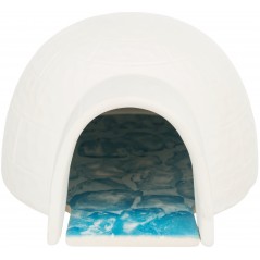 Igloo avec plateau rafraîchissant 13x9x15cm (Souris, Hamsters) - Trixie à 10,00 € - Trixie - 63014 - Lits, grottes & tunnels