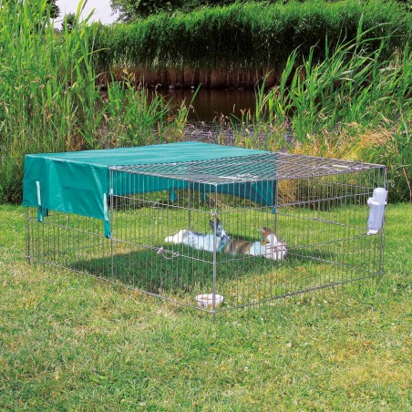 Protection solaire pour enclos extérieur 116x72cm - Trixie à 14,00 € - Trixie - 6259 - Cages d'extérieur