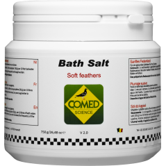 Bath Salt, sel de bain pour un plumage très doux 750gr - Comed à 9,20 € - Comed - 82405 - Produits de Soins