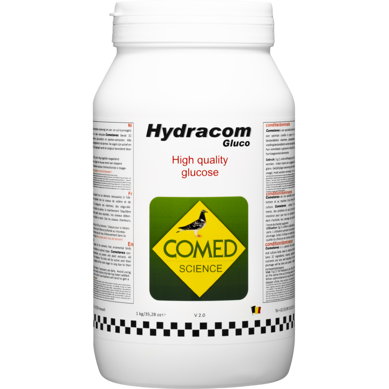 Hydracom Recup Gluco, à base de glucose de qualité supérieure 1kg - Comed