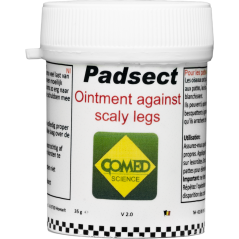 Padsect, pommade contre les pattes croûteuses 35gr - Comed à 7,50 € - Comed - 83001 - Comed