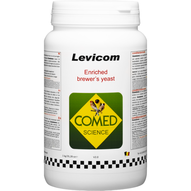 Levicom Bird, levure de bière enrichie 1kg - Comed