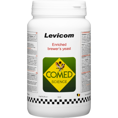 Levicom Bird, levure de bière enrichie 1kg - Comed à 20,70 € - Comed - 82898 - Comed