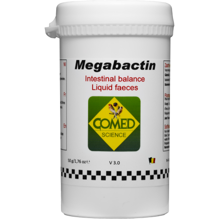 Megabactin Bird, maintien l’équilibre intestinal 50gr - Comed 82164 Comed 7,30 € Ornibird