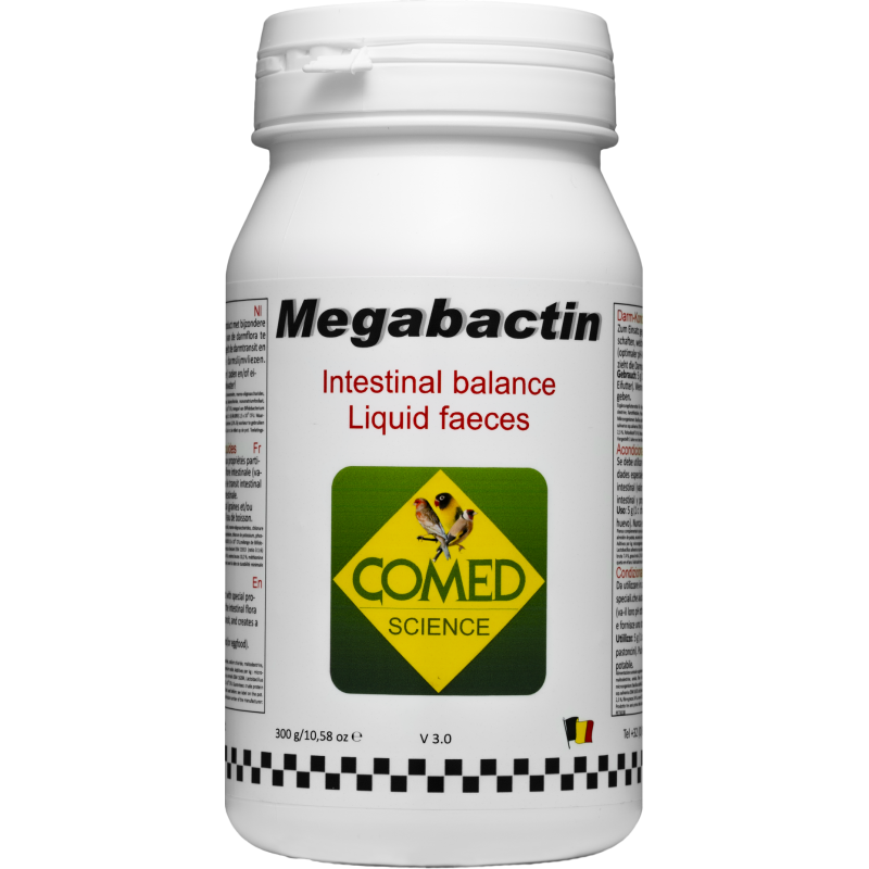 Megabactin Bird, maintien l’équilibre intestinal 300gr - Comed