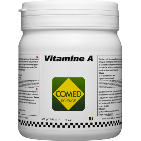 Vitamine A, assure une bonne résistance contre les maladies 500gr - Comed à 31,25 € - Comed - 89324 - Comed