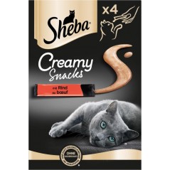 Creamy Snacks Au Boeuf - Sheba à 3,20 € - Sheba - 425968 - Sheba