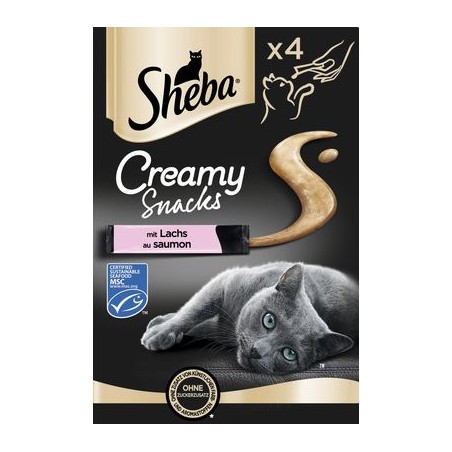 Creamy Snacks Au Saumon - Sheba à 3,20 € - Sheba - 425953 - Sheba