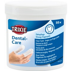 Protège-doigts à usage unique pour le soin des dents 50x - Trixie à 7,00 € - Trixie - 29393 - Soins pour oreilles, yeux et dent