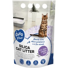 Premium Silica litière lavande 5L - Duvo+ à 11,95 € - Duvo + - 989003 - Litière pour chat