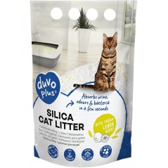 Premium Silica litière Citron 5L - Duvo+ à 11,95 € - Duvo + - 11971 - Litière pour chat