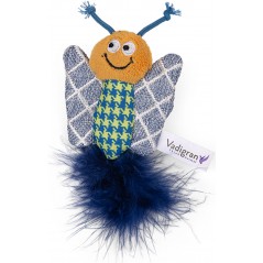 Jouet chat Fancy Papillon gris à carreaux 12cm - Vadigran à 4,65 € - Vadigran - 17161 - Souris et peluche