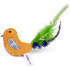 Jouet chat Fancy Oiseau jaune 18cm - Vadigran à 4,65 € - Vadigran - 17160 - Souris et peluche