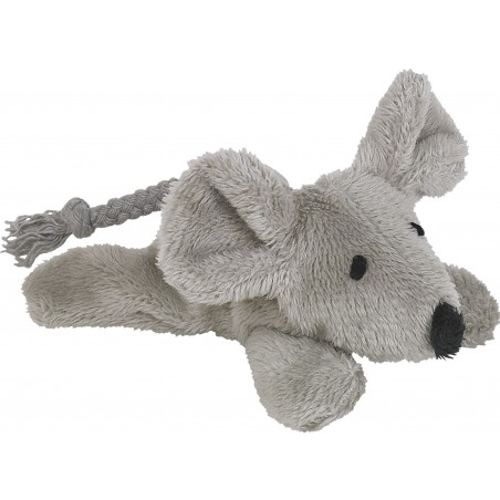 Jouet chat peluche souris gris 13,5cm - Vadigran