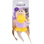 Jouet chat peluche Ducky lavande 14cm - Vadigran