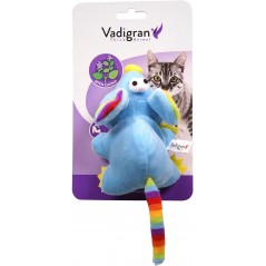 Jouet chat peluche souris bleu 14cm - Vadigran à 6,95 € - Vadigran - 14369 - Souris et peluche