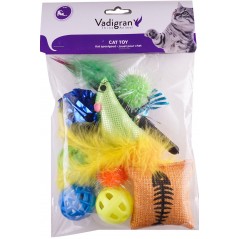 Jouet chat Party 10x - Vadigran à 9,95 € - Vadigran - 14309 - Souris et peluche