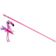 Jouet chat canne à pêche flamant rose 40cm - Vadigran 14359 Vadigran 6,95 € Ornibird