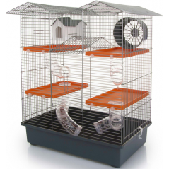 Cage pour Hamster Chalet Funny 55,5x38x62cm à 64,95 € - Kinlys - 35151 - Cages d'intérieur