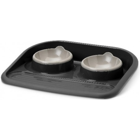 Butler double gamelle Happy Planet 45x36x8cm à 9,50 € - Grizo - 307295 - Gamelles