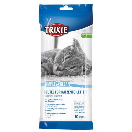 Sacs à litière Simple'n'Clean M 37x48cm 10pcs - Trixie à 2,50 € - Trixie - 4043 - Pelles à litière, tapis & sacs