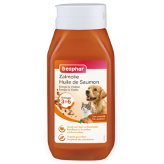 Huile de Saumon 430ml - Beaphar à 11,35 € - Beaphar - 17598 - Autres, vitamines et compléments