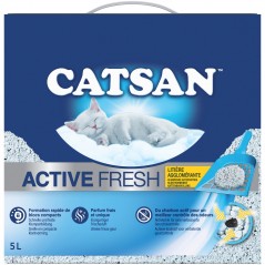 Litière Active Fresh agglomérante 5L - Catsan à 9,10 € - Catsan - 372085 - Litière pour chat