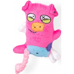 Jouet chien Scary cochon avec os 17,5cm - Vadigran à 9,95 € - Vadigran - 17937 - Jouets en peluche