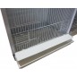 Cage rearing in metal 80 x 30 x 35cm H