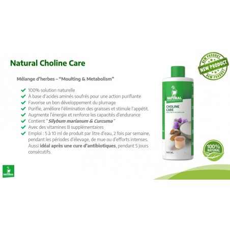 Choline Care 500ml, mélange d'herbes - Natural