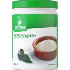 Nutri Powder + Protéines, énergie & spiruline supplémentaires 500gr - Natural à 10,45 € - Natural - 30035 - Complément Alimen...