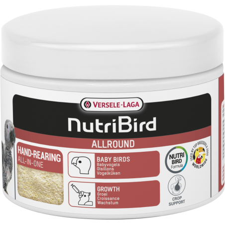 Allround - Elevage à la main pour toutes sortes d'oisillons 250gr - Nutribird à 6,40 € - Nutribird - 422176 - Nutribird