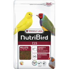 C15 Granulés extrudés - aliment d'entretien pour canaris, oiseaux exotiques et indigènes 1kg - Nutribird à 7,10 € - Nutribird...