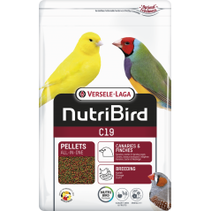 C19 Tropical Granulés extrudés - aliment d'élevage pour canaris, oiseaux exotiques et indigènes 3kg - Nutribird à 16,75 € - N...