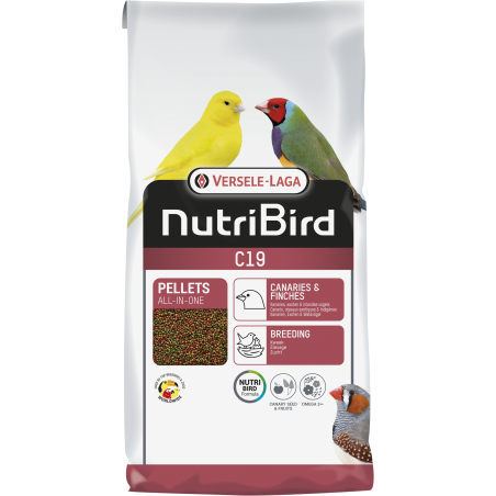 C19 Pellets All-In-One 10kg - Nutribird 422110 Nutribird 43,20 € Ornibird