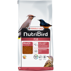 F16 Granulés extrudés - aliment d'entretien pour oiseaux frugivores et insectivores 10kg - Nutribird à 55,65 € - Nutribird - ...