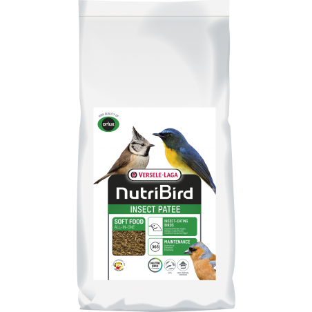 Insect Patée Aliment complet pour oiseaux insectivores 20kg - Nutribird à 233,15 € - Nutribird - 422151 - Nutribird