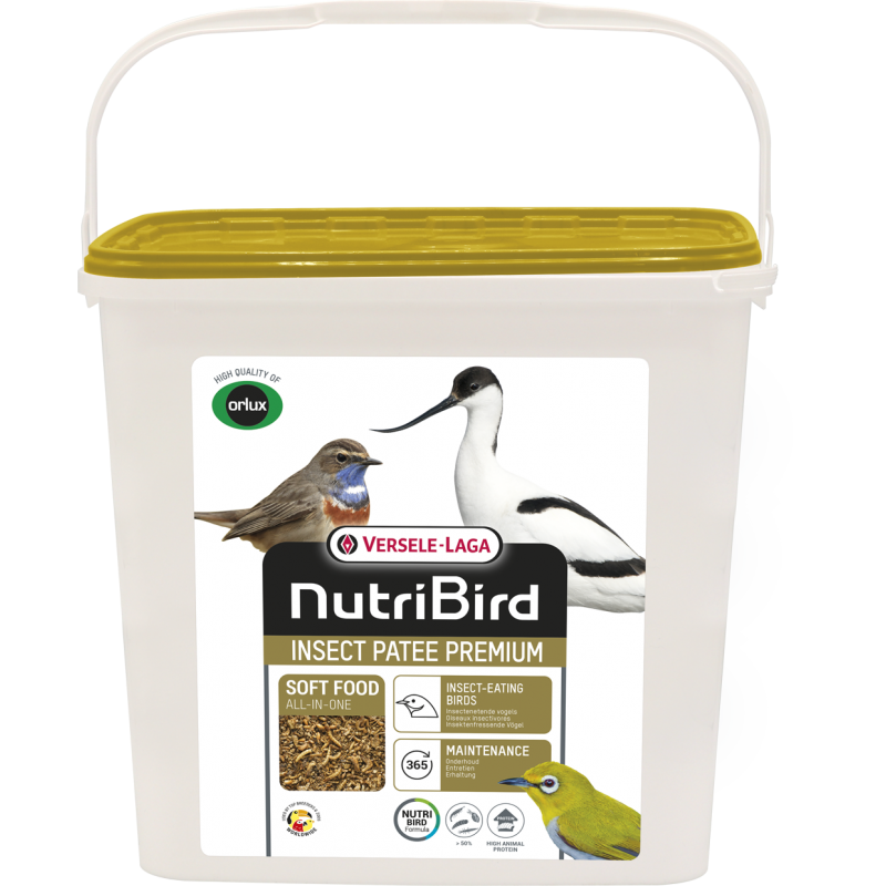 Insect Patée Premium Aliment complet pour oiseaux insectivores 2kg - Nutribird