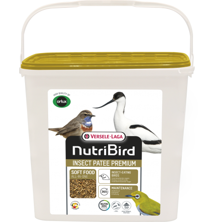 Insect Patée Premium Aliment complet pour oiseaux insectivores 2kg - Nutribird à 45,45 € - Nutribird - 422153 - Nutribird