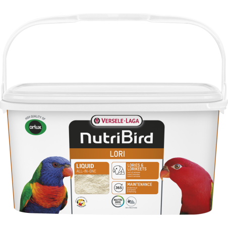 Lori Aliment complet pour oiseaux loris et loriculus 3kg - Nutribird