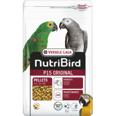 P15 Original Granulés extrudés - aliment d'entretien pour perroquets 3kg - Nutribird à 27,35 € - Nutribird - 422126 - Nutribird